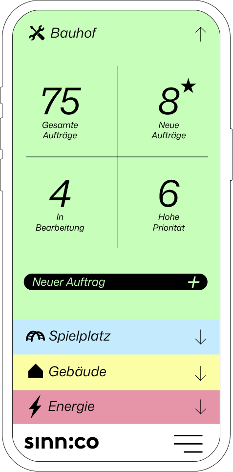 sinn:co mobile App